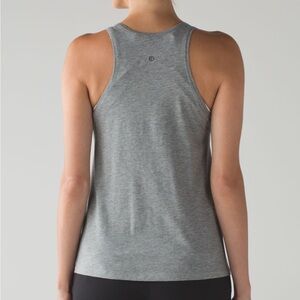 Lululemon Athletica Heather Gray Racerback Tank Top